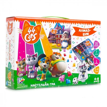 

Настольная игра Vladi Toys Коты Алмаз-Бум (укр) (17-6282807)