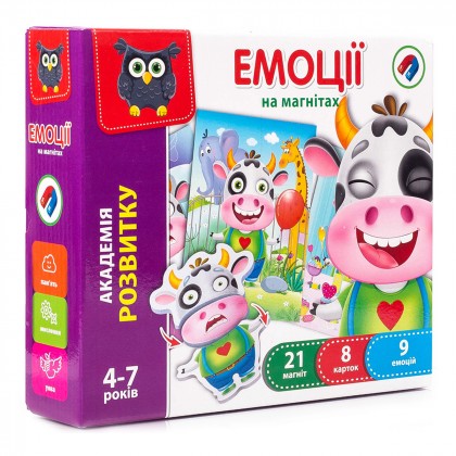 

Магнитная игра Vladi Toys Эмоции (укр) (17-6280638)