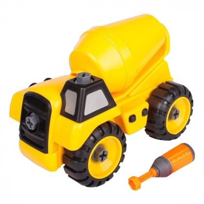 

Бетономешалка Kaile Toys разборная модель с отверткой (17-6082137)