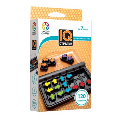 

Настольная игра Smart Games IQ стрелки (SG 424 UKR) (10-555733)