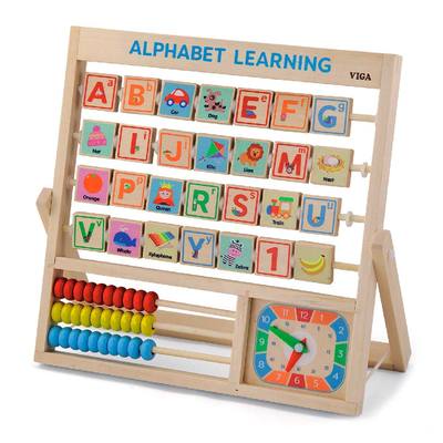 

Обучающий набор Viga Toys Алфавит и часы (50033) (10-553297)