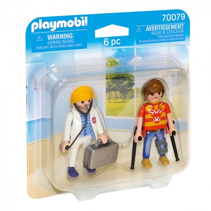 

Игровой набор Playmobil Доктор и пациент 6 эл (17-6336482)