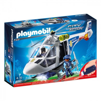 

Набор Playmobil Полицейский вертолет с LED прожектором (17-6984907)