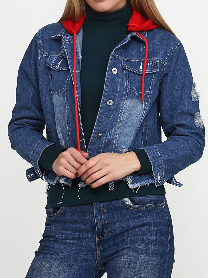

Джинсовая куртка KAERSHA 765735 46 (XL) Синий
