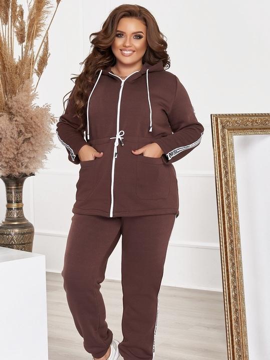 

Спортивный костюм G&M k-72433 - Размер цвет шоколадный, Спортивный костюм G&M k-72433 56-58 Размер цвет шоколадный