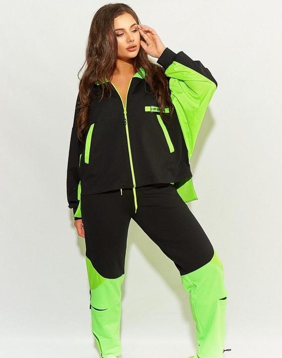 

Спортивный костюм G&M k-70545 - Размер цвет черный/салатовый неон, Спортивный костюм G&M k-70545 52-54 Размер цвет черный/салатовый неон