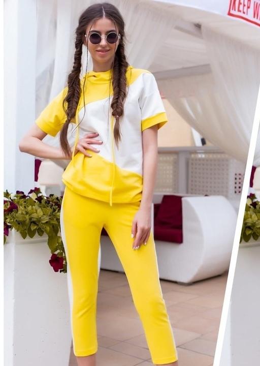 

Спортивный костюм G&M k-68838 - Размер цвет желтый, Спортивный костюм G&M k-68838 42-44 Размер цвет желтый