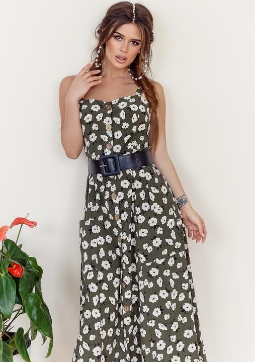 

Сарафан G&M k-68900 44-46 Размер цвет хаки