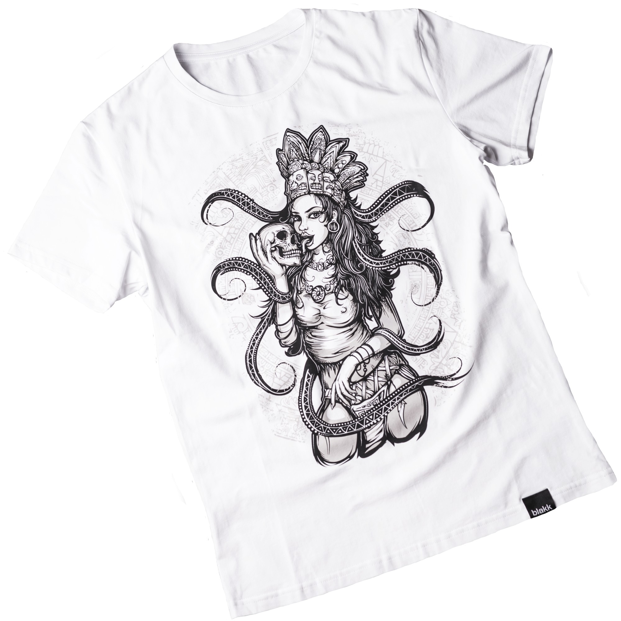 

Футболка blakk Aztec girl белая S (46-48)