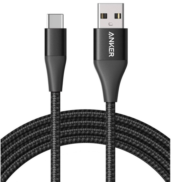 

Кабель Anker Powerline+ II USB-C to USB-A 1.8 м Black
