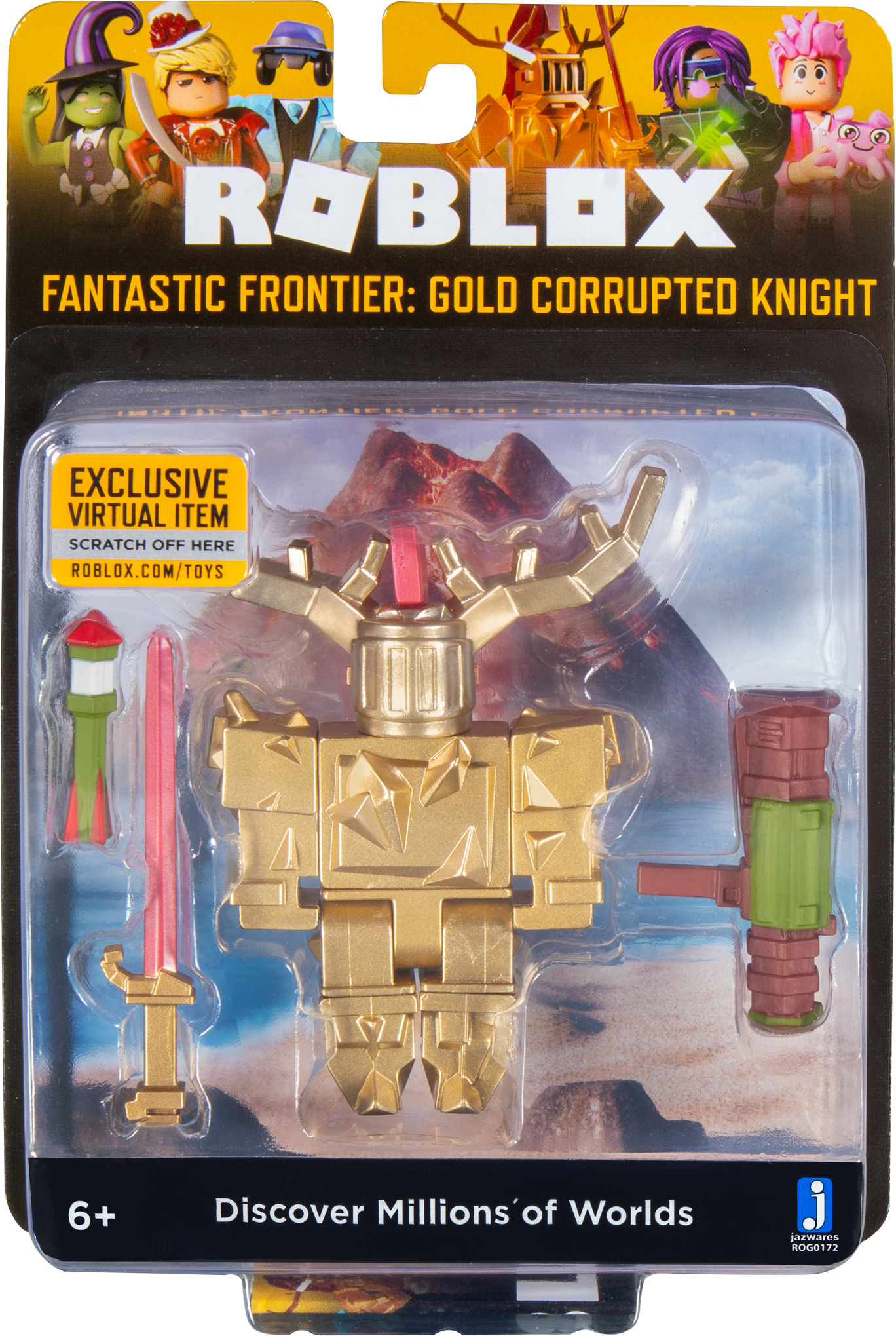 

Игровая коллекционная фигурка Jazwares Roblox Core Figures Fantastic Frontier: Gold Corrupted Knight (ROG0172)
