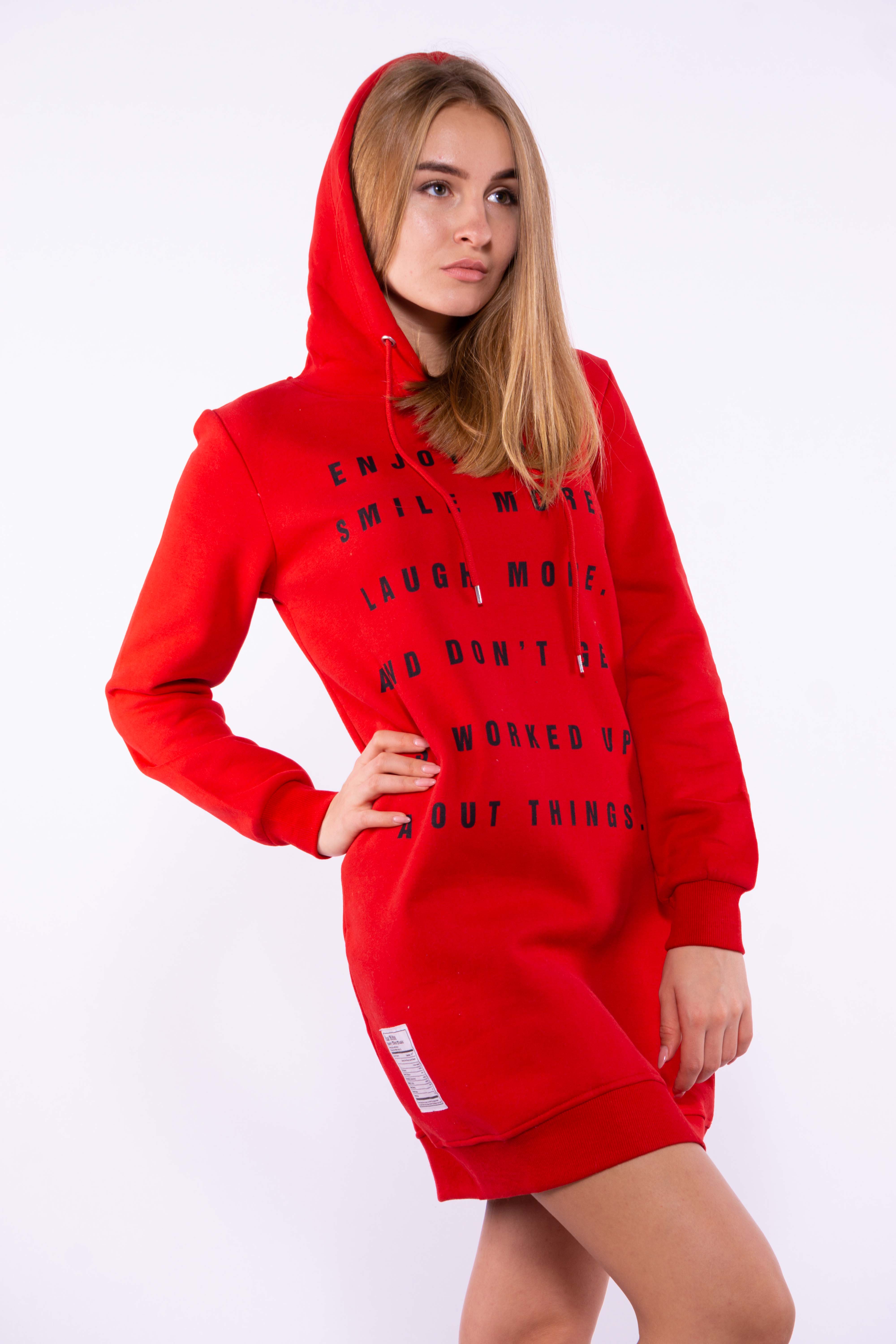 

Платье на флисе Time of Style 32P0461 S/M Красный