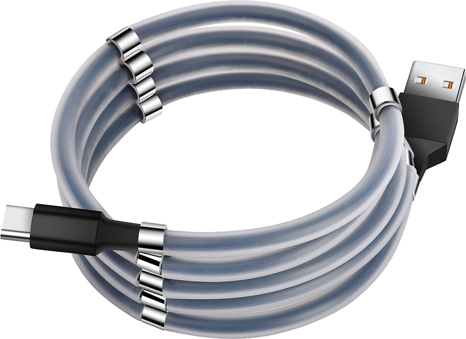 

Дата кабель Florence MagNet Type-C 1 м 3 A Black (FL-2202-KT)