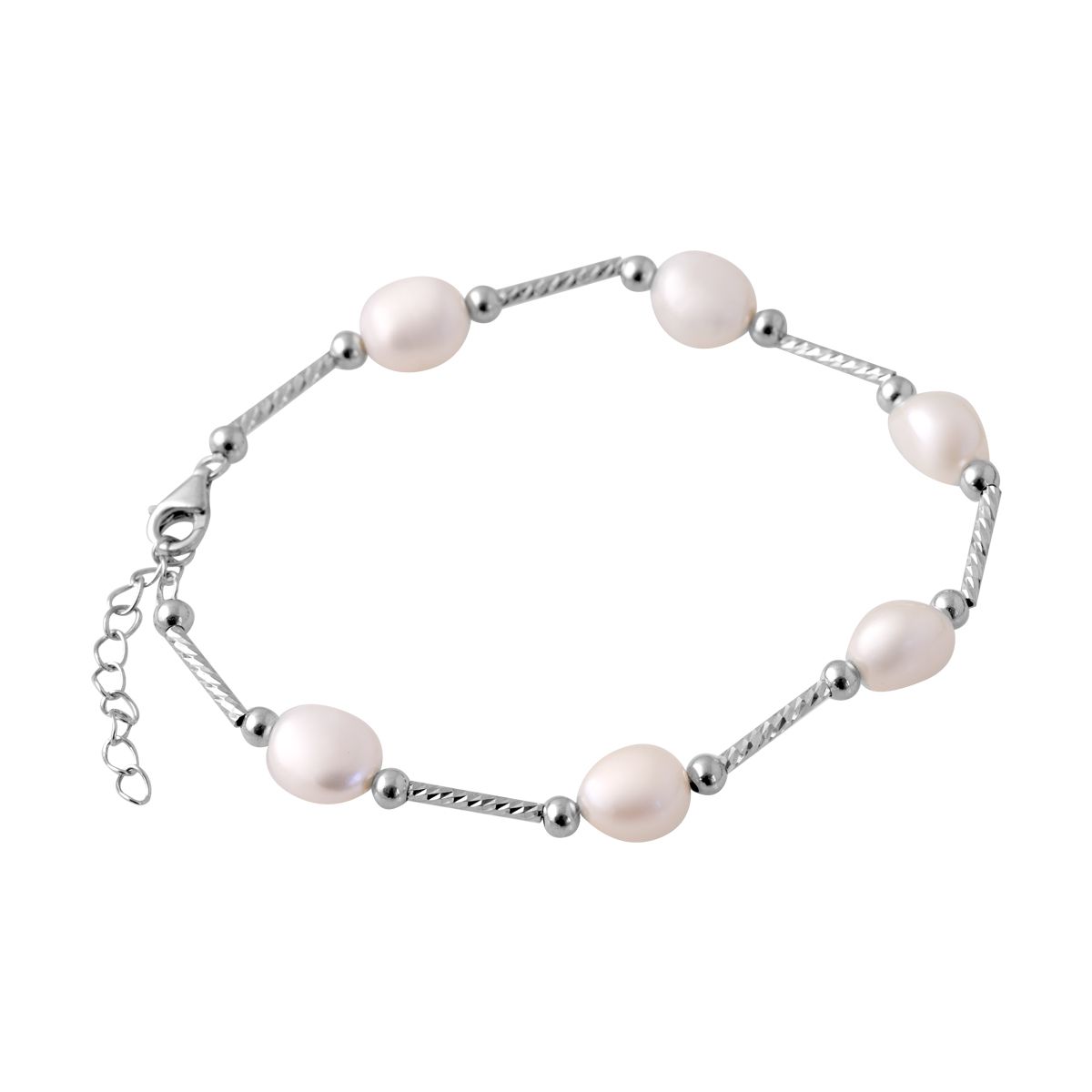 

Серебряный браслет SilverLine с натуральным жемчугом барочным 1720 размер