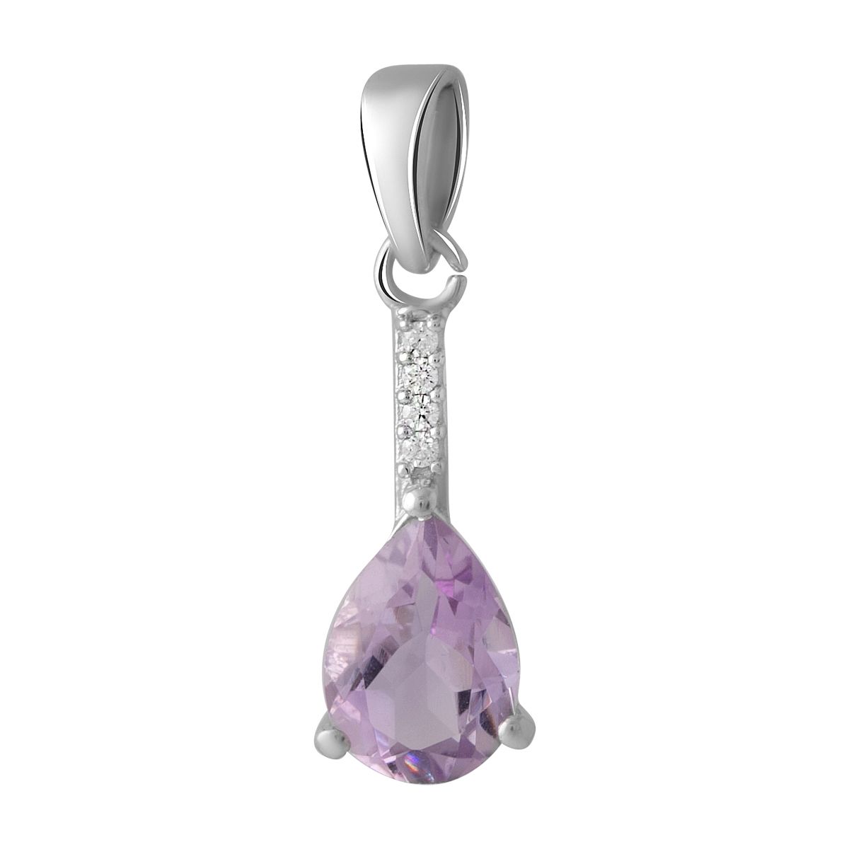 

Серебряная подвеска SilverLine с аметистом 1.675ct