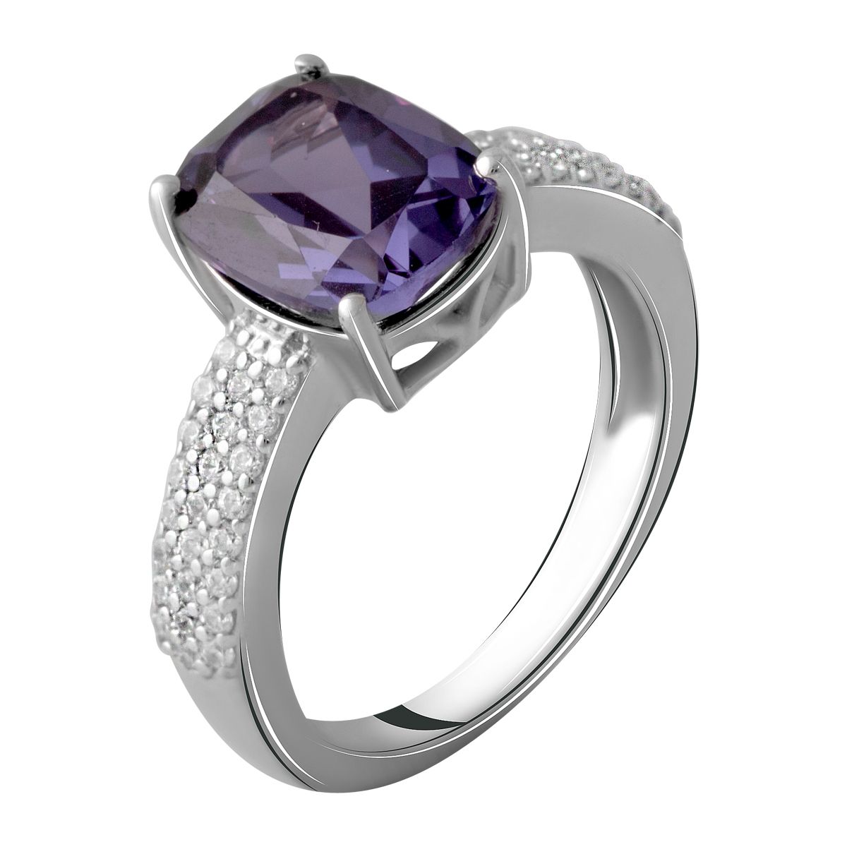 

Серебряное кольцо SilverLine с александритом 4.303ct 17 размер