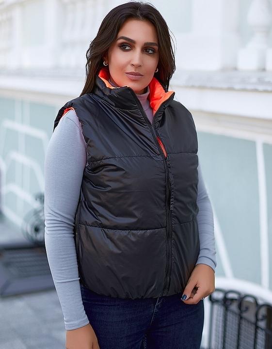 

Жилетка G&M k-71801 52-54 Размер цвет черный