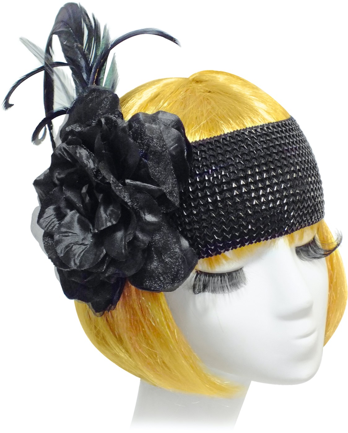 

Повязка Seta Decor Розалинда 18-836BLK Черная