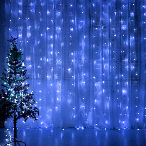 

Светодиодная гирлянда штора на проволоке Капля росы 425 Led 3*2.5