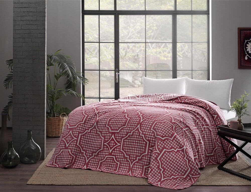 

Плед TAC Evana Pink 200×220 см