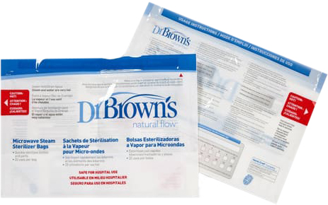 

Пакет для стерилизации Dr. Brown`s в микроволновой печи 5 шт (960)
