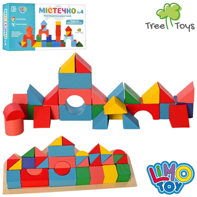 

Деревянная игрушка Городок Limo toy (MD 2096)