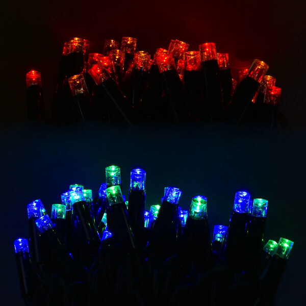 

Гирлянда уличная светодиодная City 10 м 100 LED лампочек новогодняя от сети Мультиколор (0415)