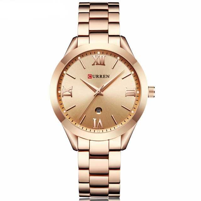 

Женские наручные часы 9007 All Cuprum Curren 37 мм Бронзовый