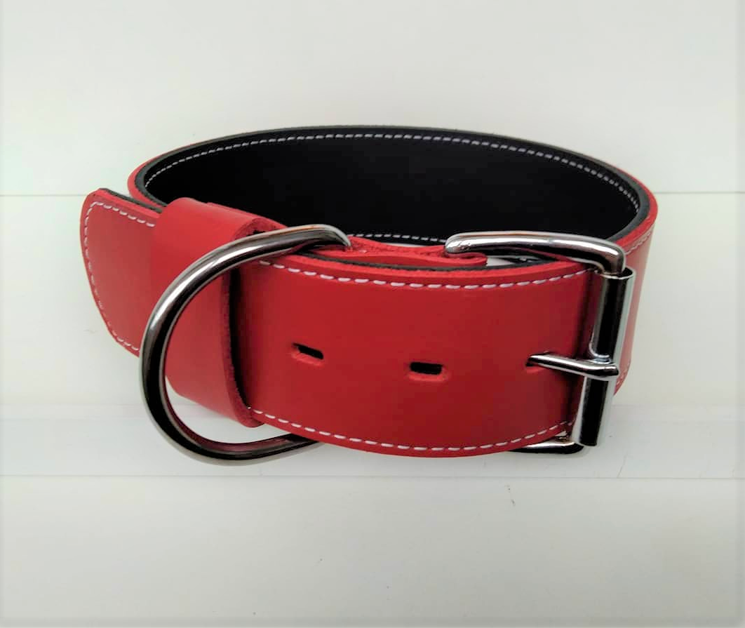

Кожаный ошейник для собаки Lockdog XL (56-70 см) (zoo0000520) Красный