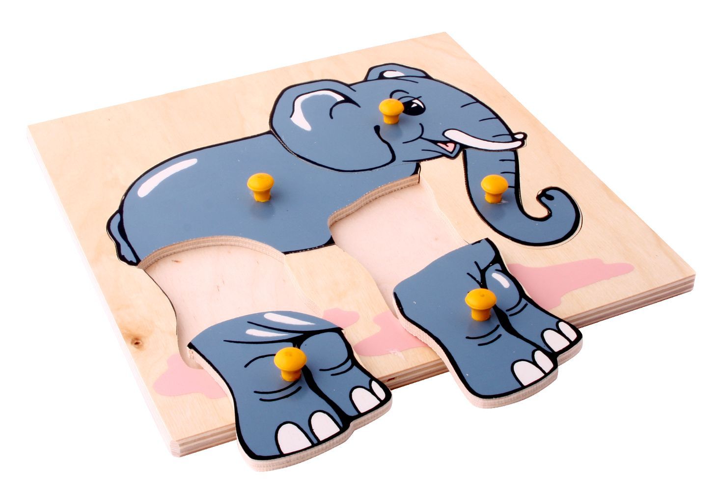 

Мозаика Слон 5 деталей Lam Toys 24х24х0,9 см (det0002505) Разноцветный
