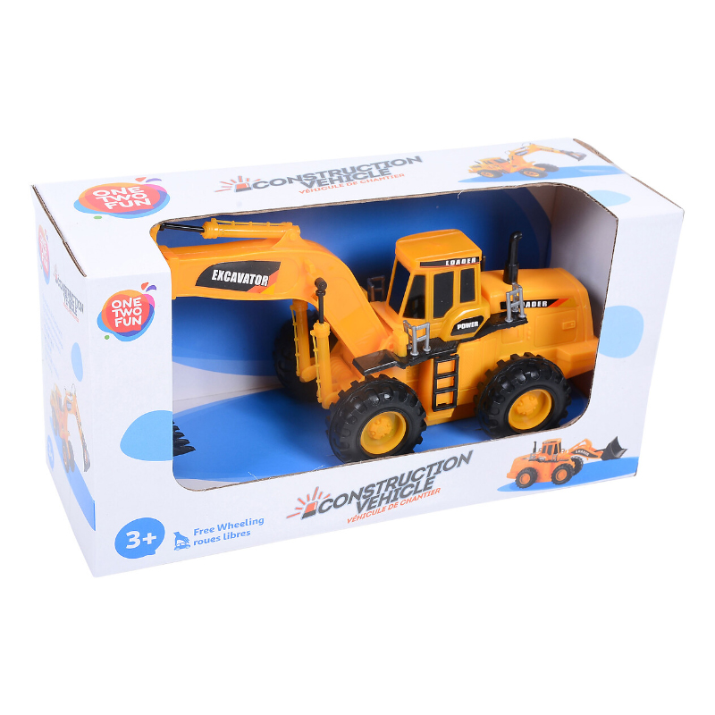 

Набор игрушечной строительной техники One Two Fun, в ассортименте