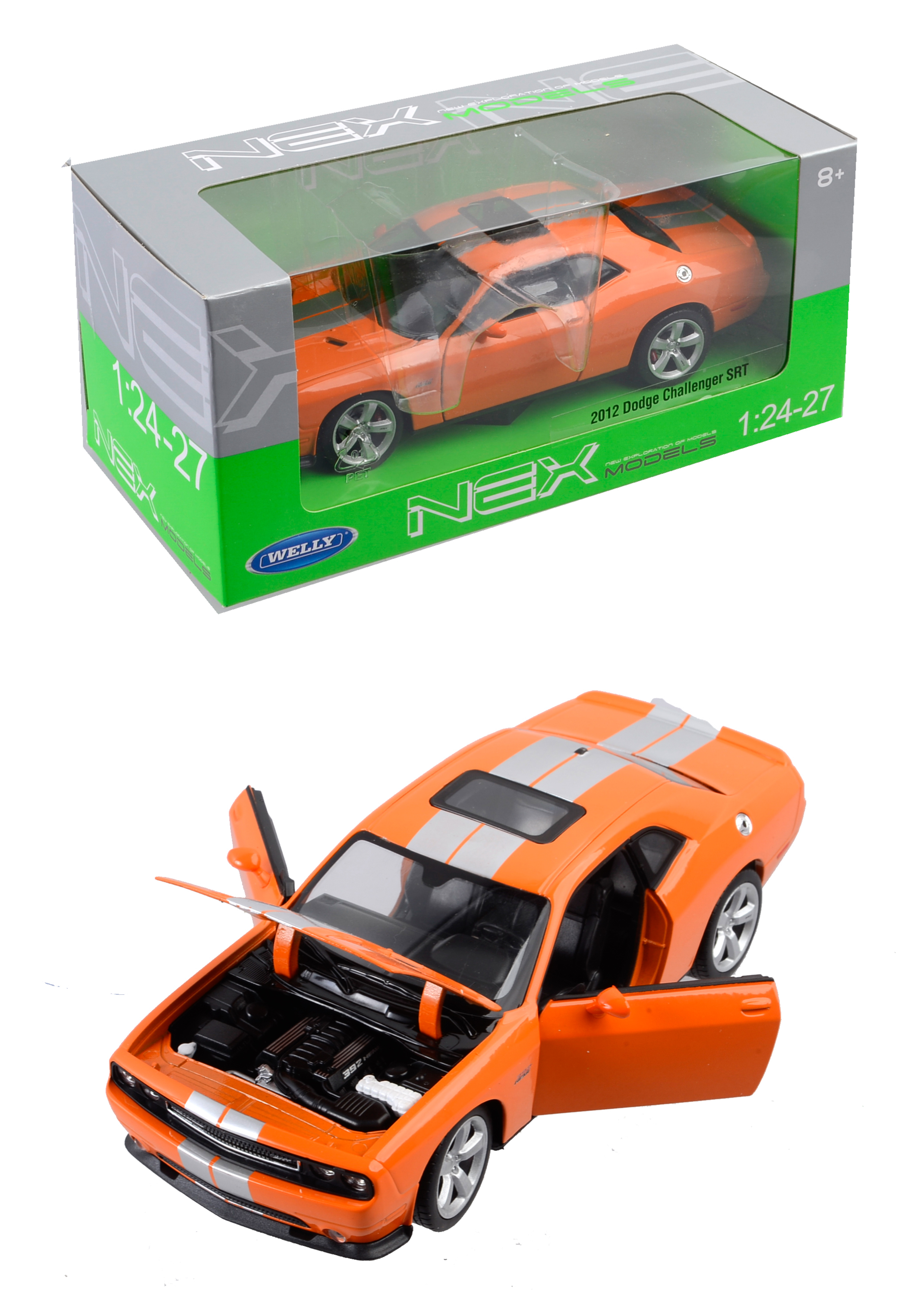 

Welly, Модель 1:24 DODGE Challenger SRT (24049W)