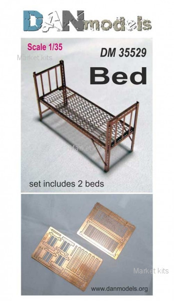 

Фототравление: Армейская кровать, 2 шт. 1:35 DAN models (DAN35529)