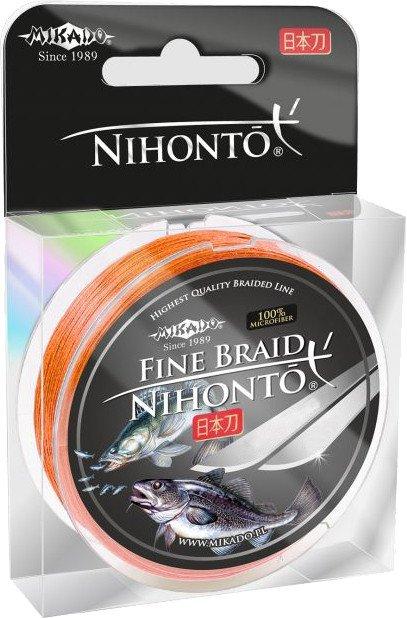 

Шнур рыболовный Mikado Nihonto Fine Braid 150м 0,45мм 37,40кг orange
