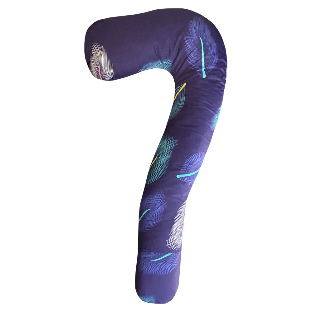 

Подушка для беременных Седьмое небо цвет Перья на фиолетовом