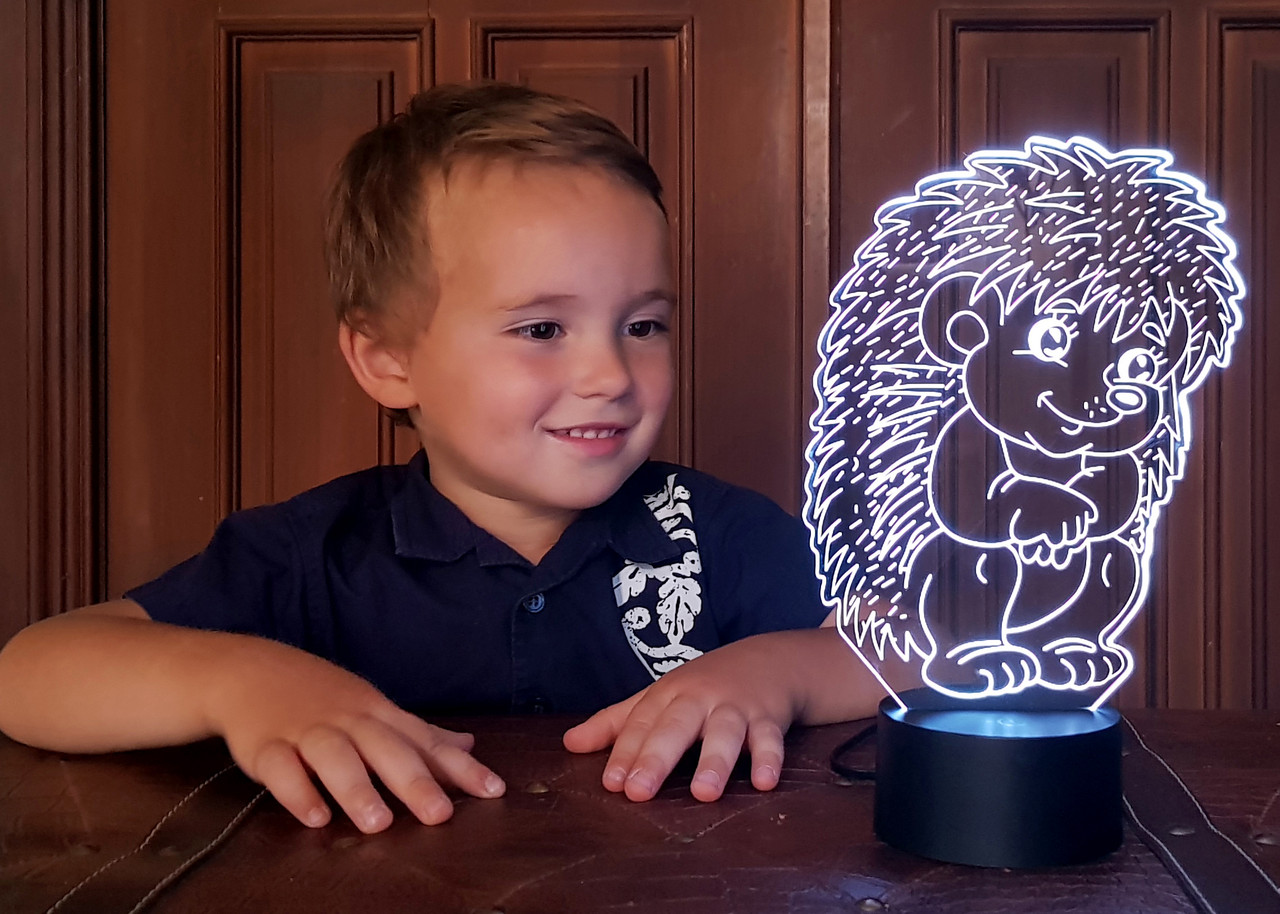 

Детский ночник - светильник "Ежик" 3DTOYSLAMP