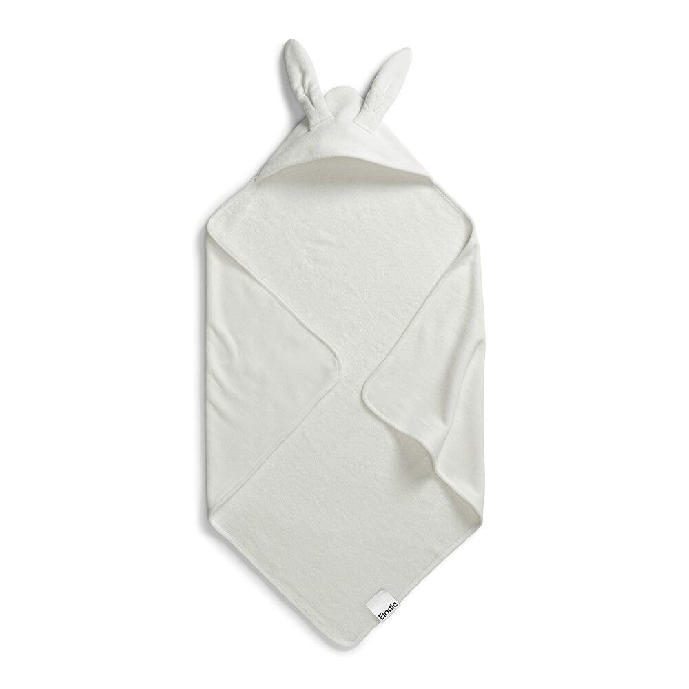 

Дитячий рушник з кутиком Elodie Details Vanilla White Bunny 80х80 см.