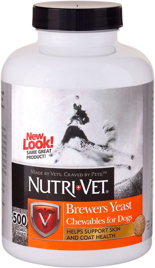 

Витамины для собак защита шерсти Nutri-Vet Brewers Yeast with Garlic 500табл