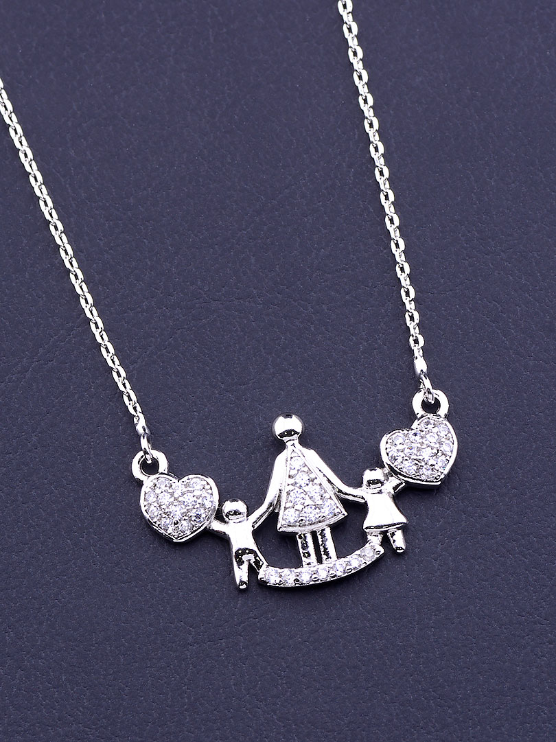 

Подвеска Семья (мама и дети) Xuping Фианит 45 см. 087784