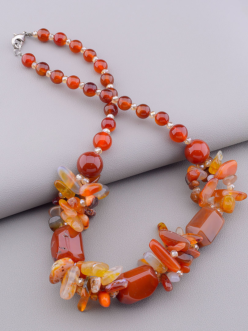 

Бусы из Сердолика 48 см. 029837