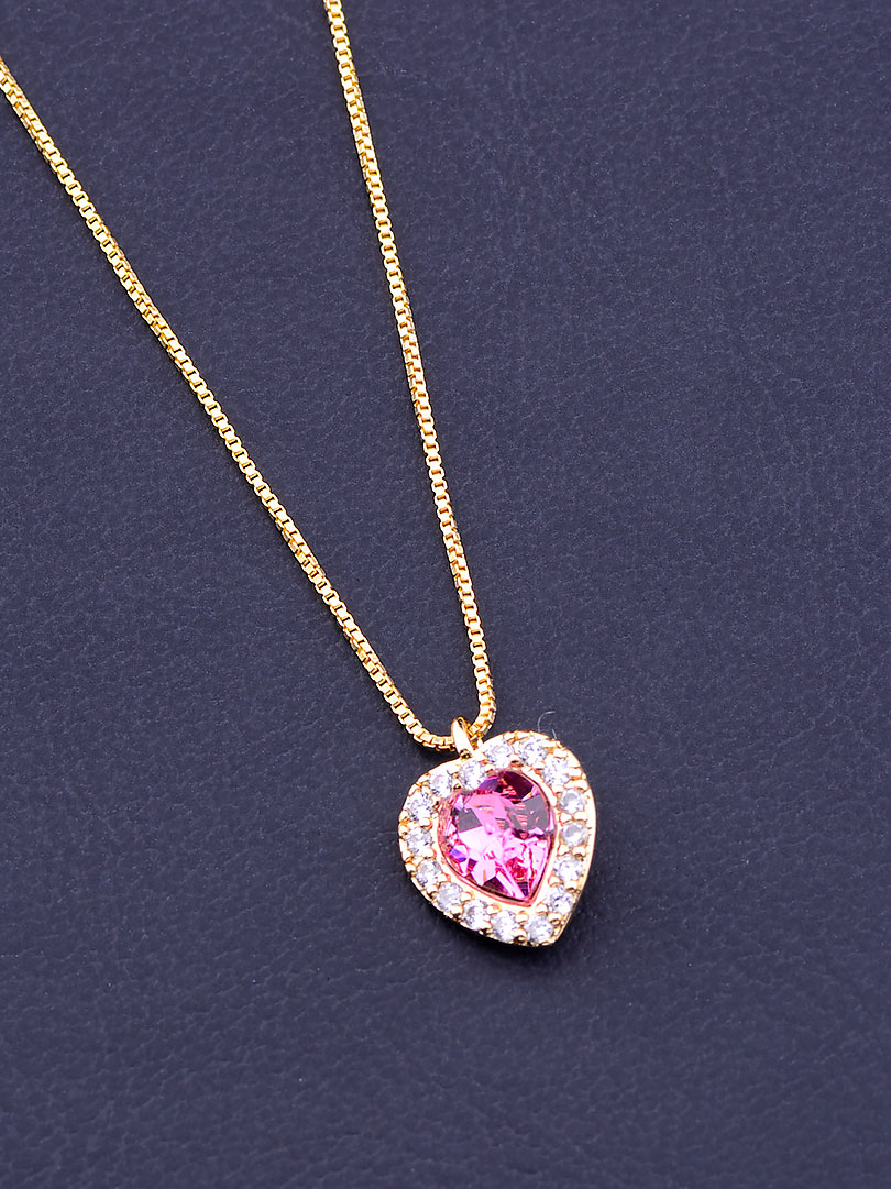 

Подвеска Сердце Xuping Swarovski 40 см. 088613