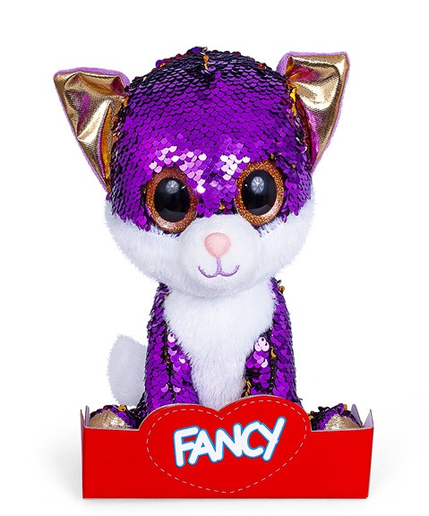 

Мягкая игрушка A-Toys Котик Аметист с пайетками 022
