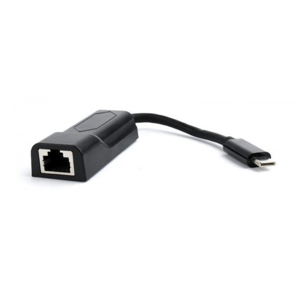 

Адаптер Cablexpert (A-CM-LAN-01) USB3.1 Type C - LAN, 0.15 м, черный