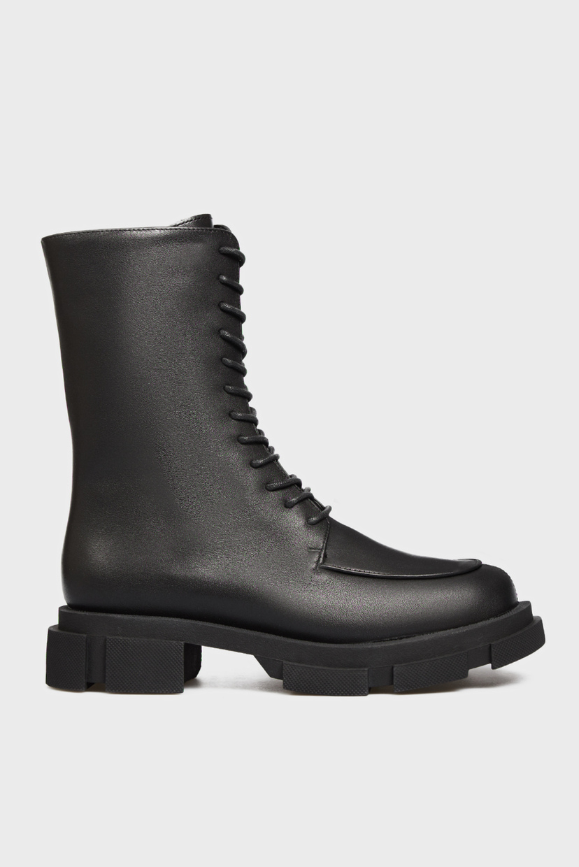 

Женские черные кожаные ботинки Vetlanda PRPY 40 PRFYAO1002