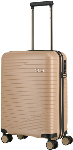 

TRANSPORT/Champagner Metallic Чемодан на 4 колесах S (36л,2,2кг) (39x55x20см) Titan Ti852406-40