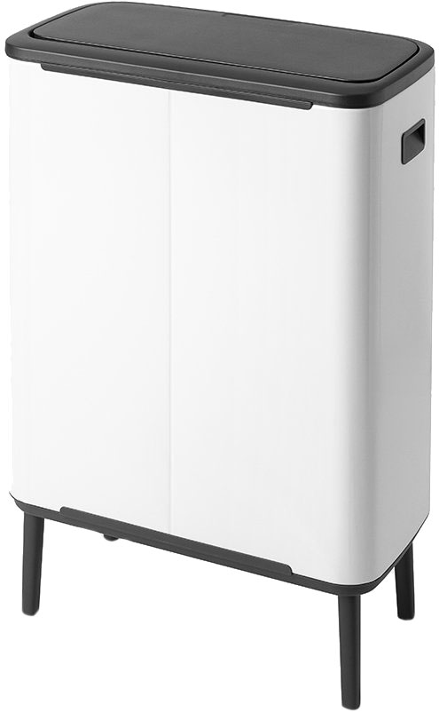 

Бак для мусора Brabantia Bo Touch Bin Hi 60 л Белый с чёрным