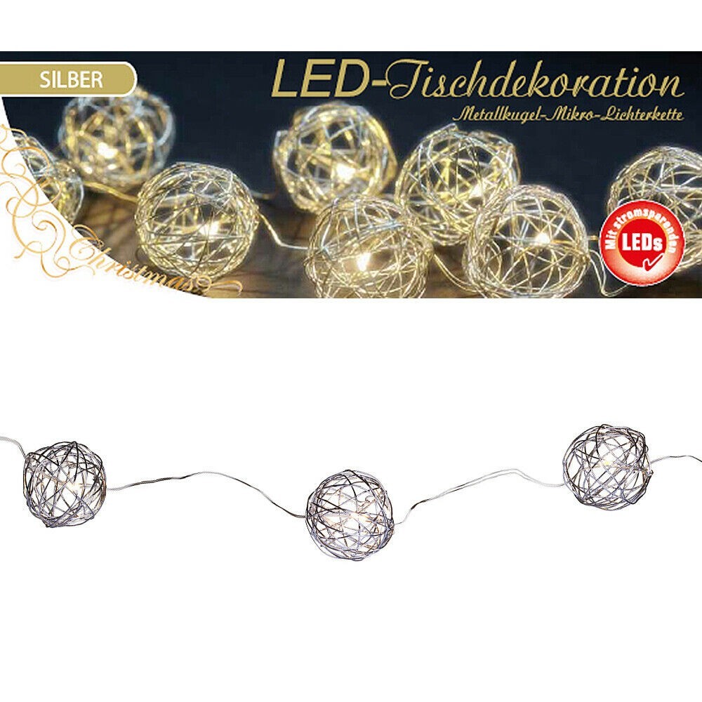 

Микс из 5 гирлянд Led в каждой 10 светодиодов с батарейным питанием