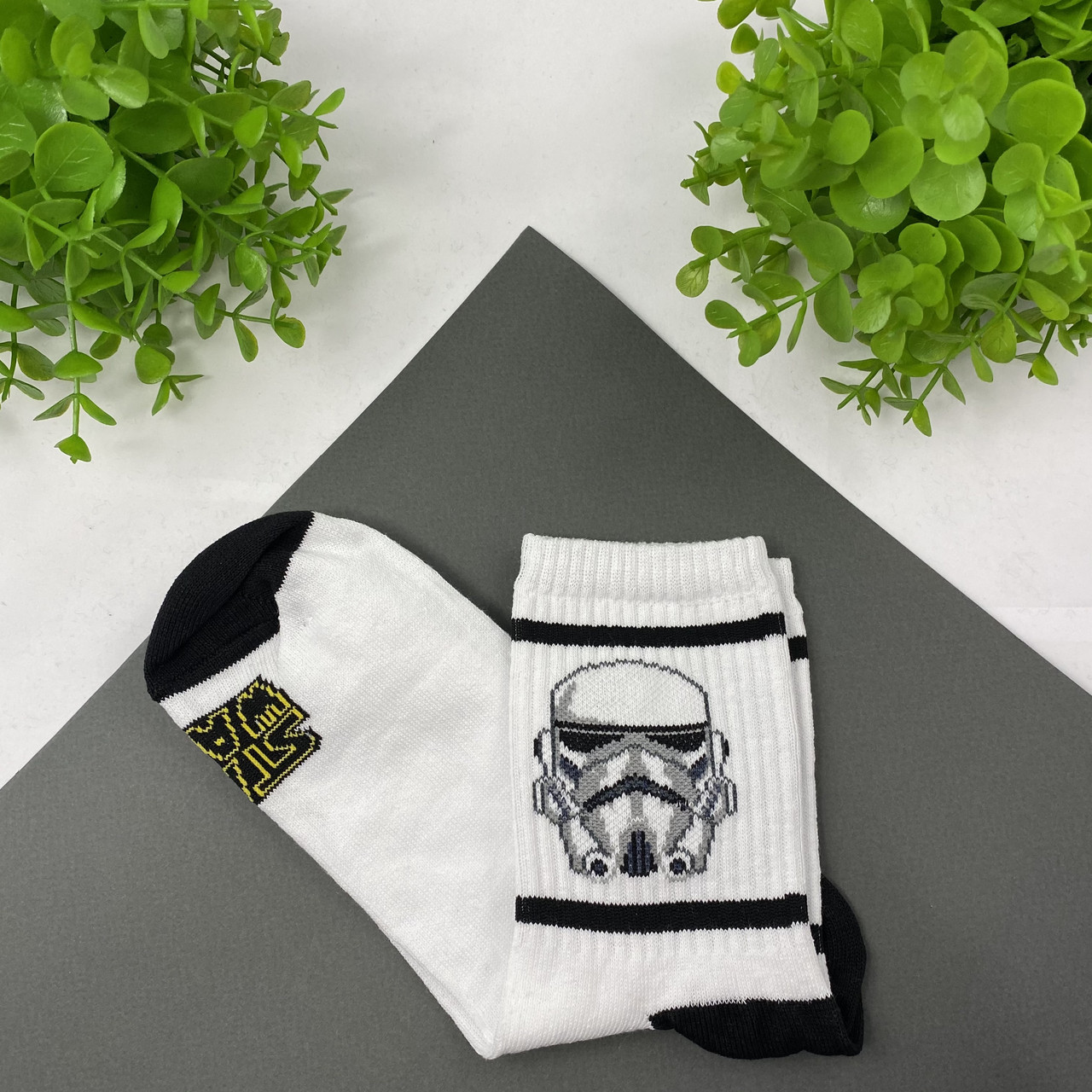 

Носки белые с принтом "Star Wars Штурмовик"  Rock'n'socks 444-79 (3159, Носки белые с принтом "Star Wars Штурмовик" One size Rock'n'socks 444-79 (3159)