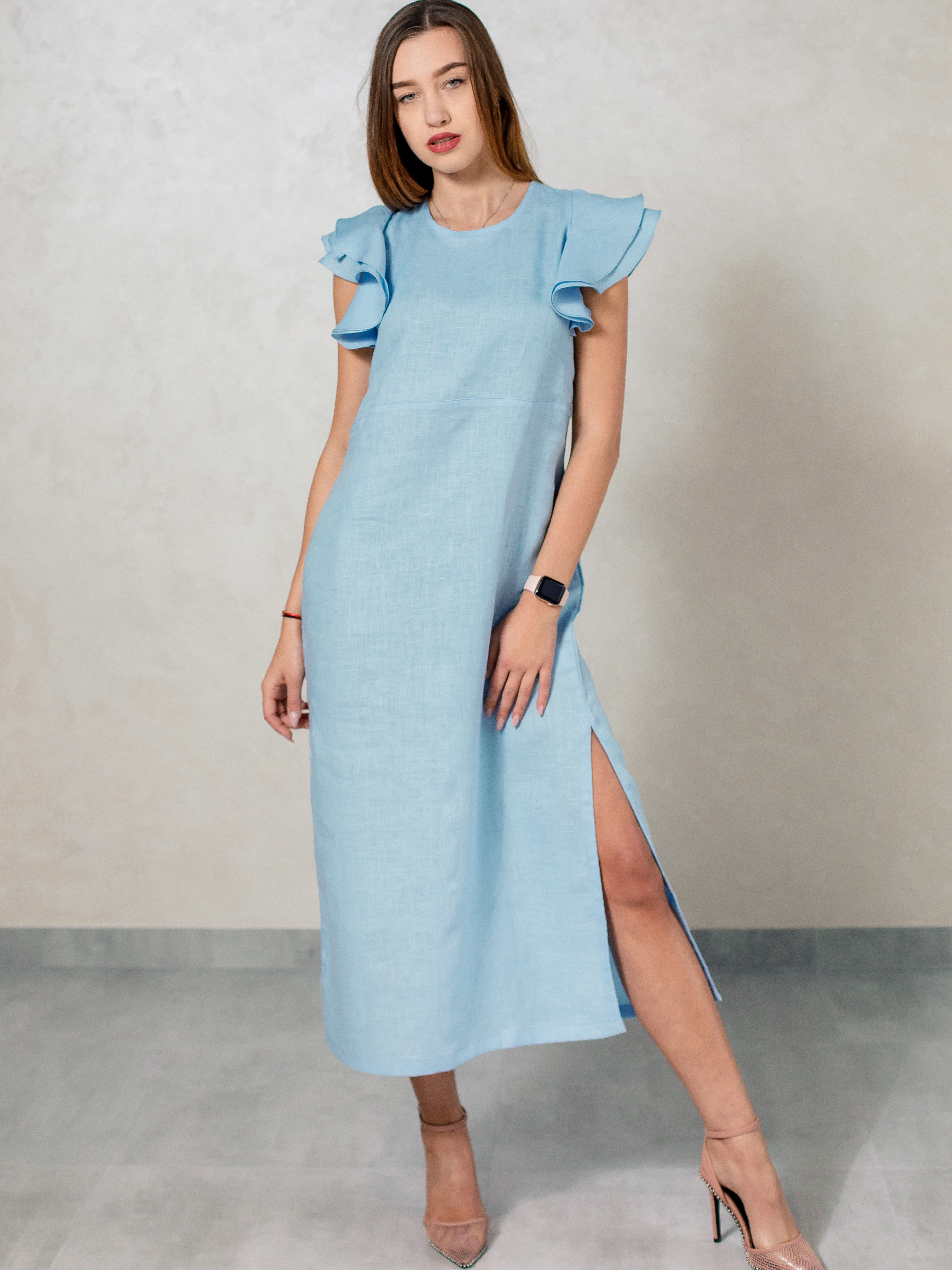 

Платье Feel and fly Pollen Light Blue 21181912  Голубое, Платье Feel and fly Pollen Light Blue 21181912 XL Голубое