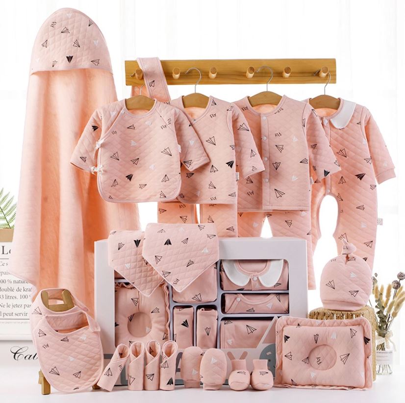 

Комплект Одежды 22 в 1 от CuteBaby Беби-Бокс для Новорожденной Девочки 100% Хлопок Сезон Зима (LP677H)